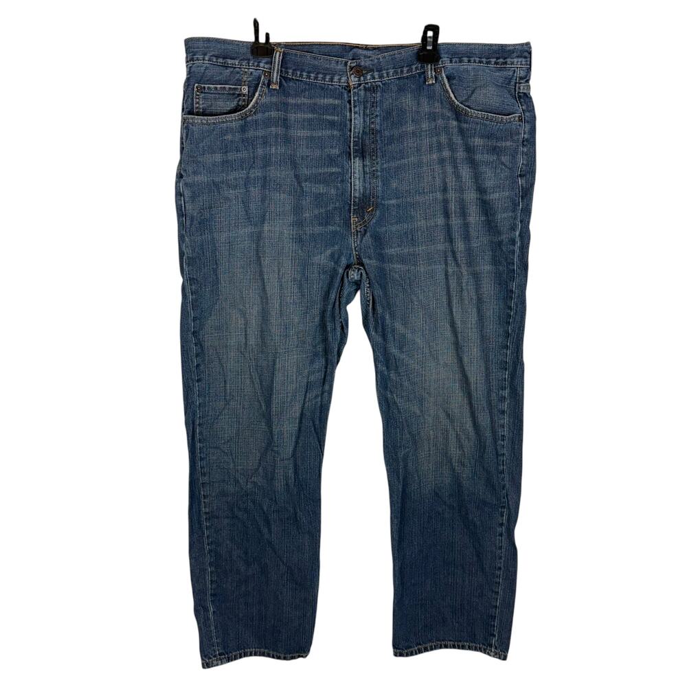 Levi's 550 Jeans Men 44x31 Blue Denim High-Rise Relaxed Fit Straight Leg Zip Fly